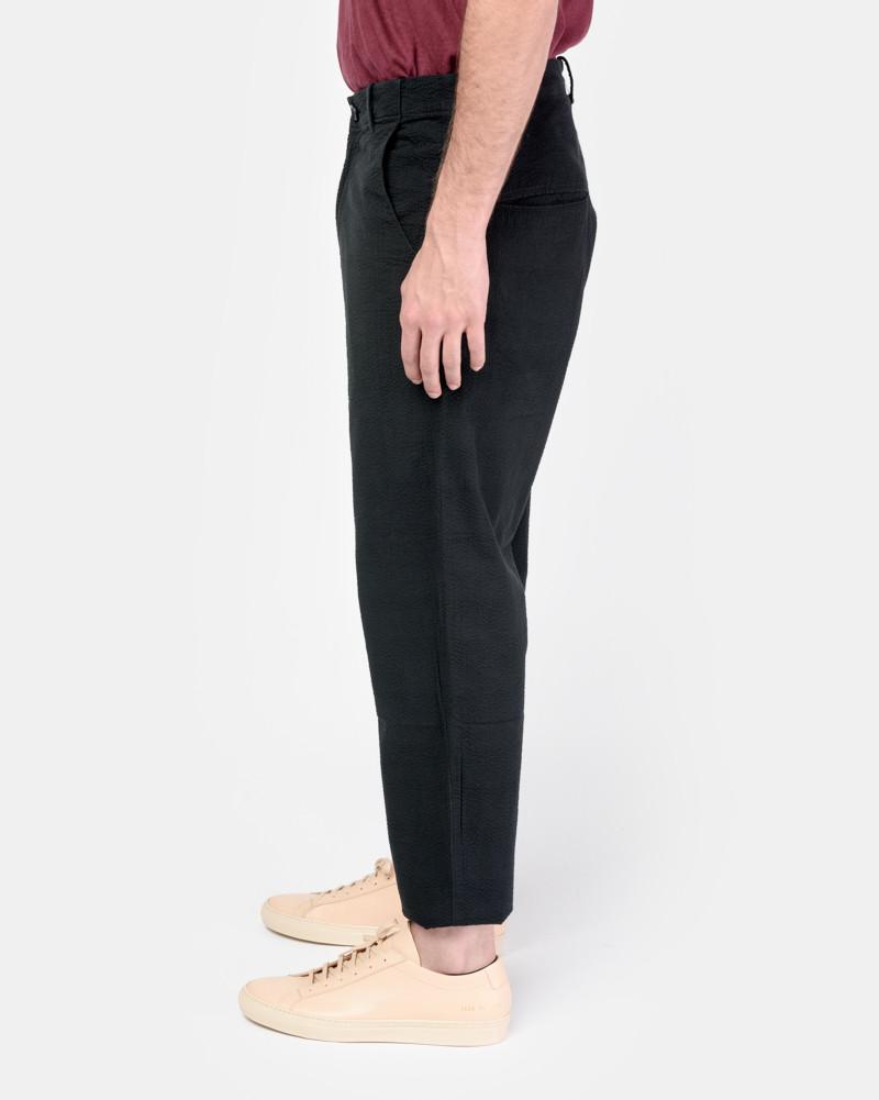 Seersucker Pant in Black