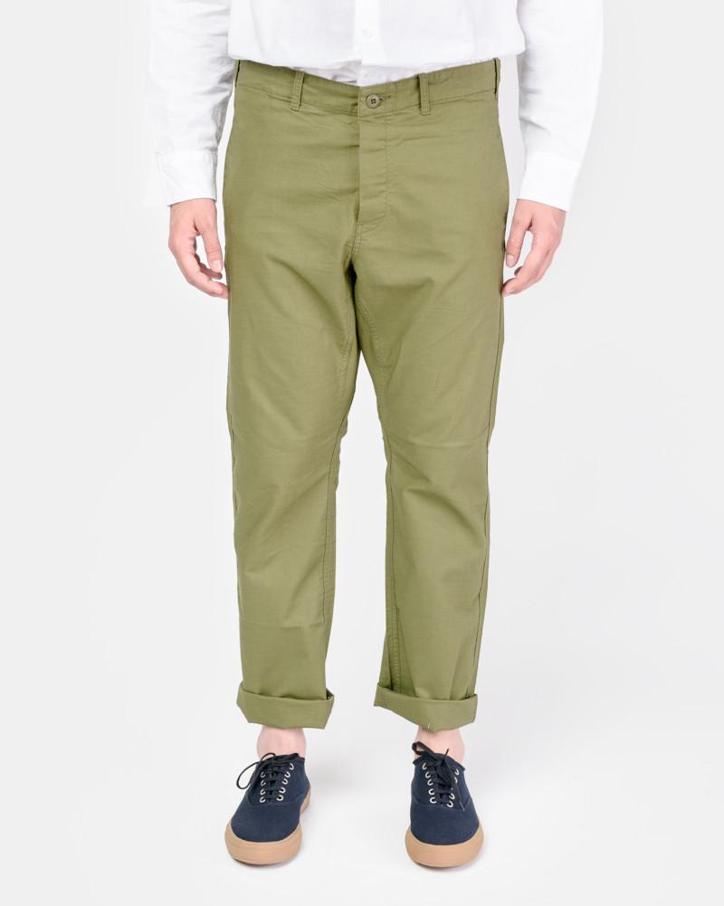 French Military Work Trouser in Olive