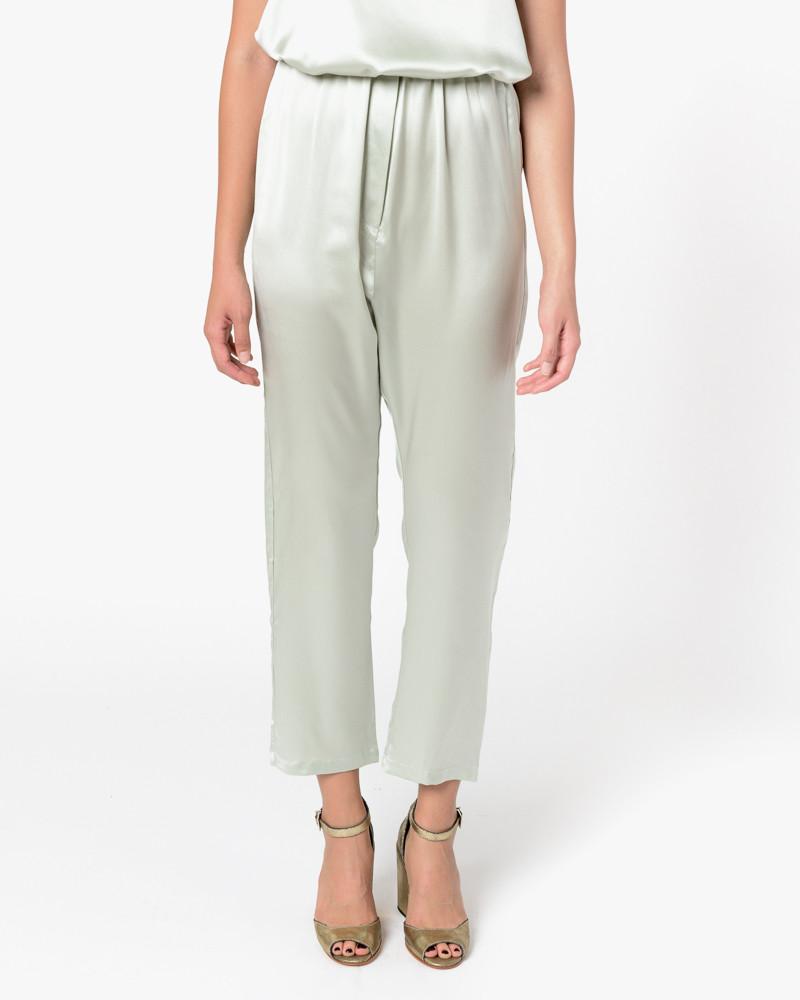 Azour Highwaist Pants in Dusty Blue