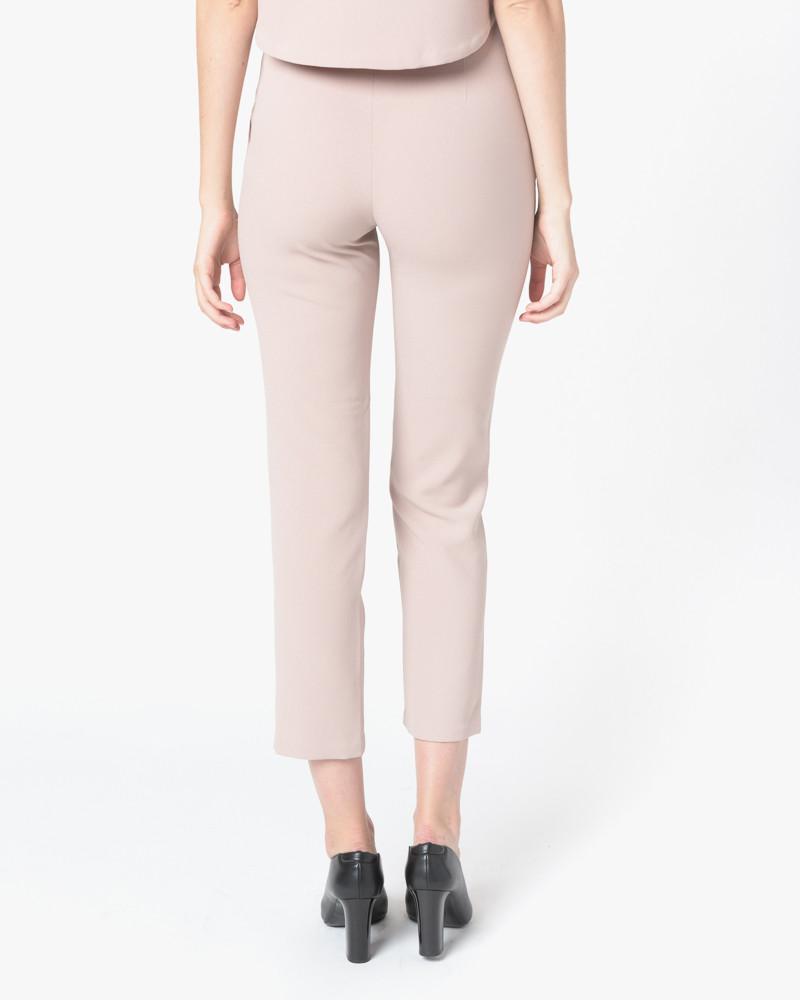 Sam High-Waisted Pocket Pant in Cream