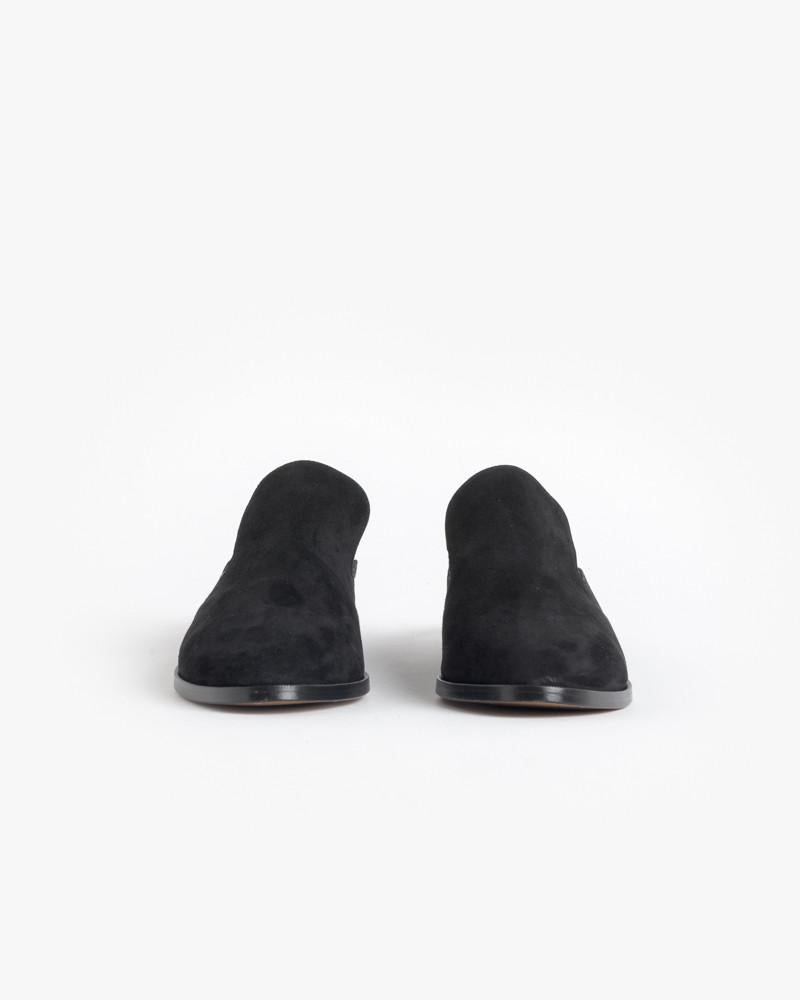 Alicel Slip On in Black Suede