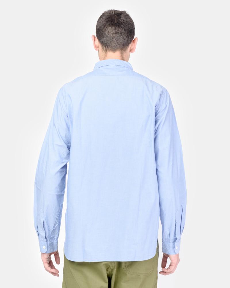 Spread Collar Shirt in Blue